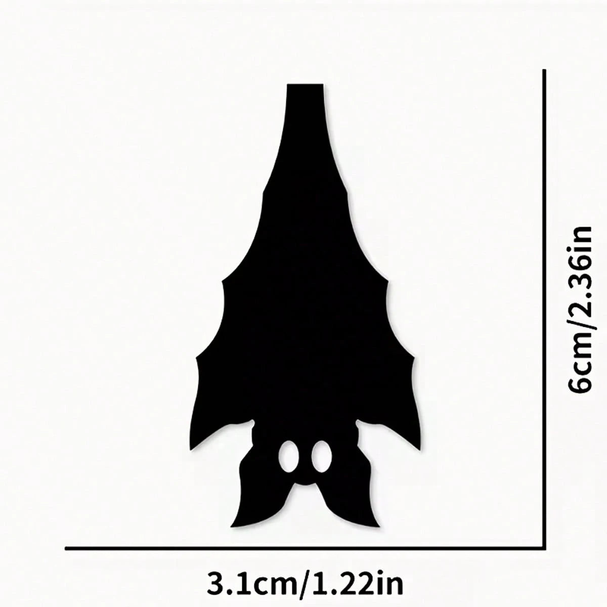 1pc Cute Bat Car Car Sticker- Waterproof Vinyl Decal For Rearview Mirror, Creative Decorative Sticker For Car, Motorcycle, Electric Car, Mobile Phone, Laptop- Easy Sticker Easter Egg Design, Car Wat