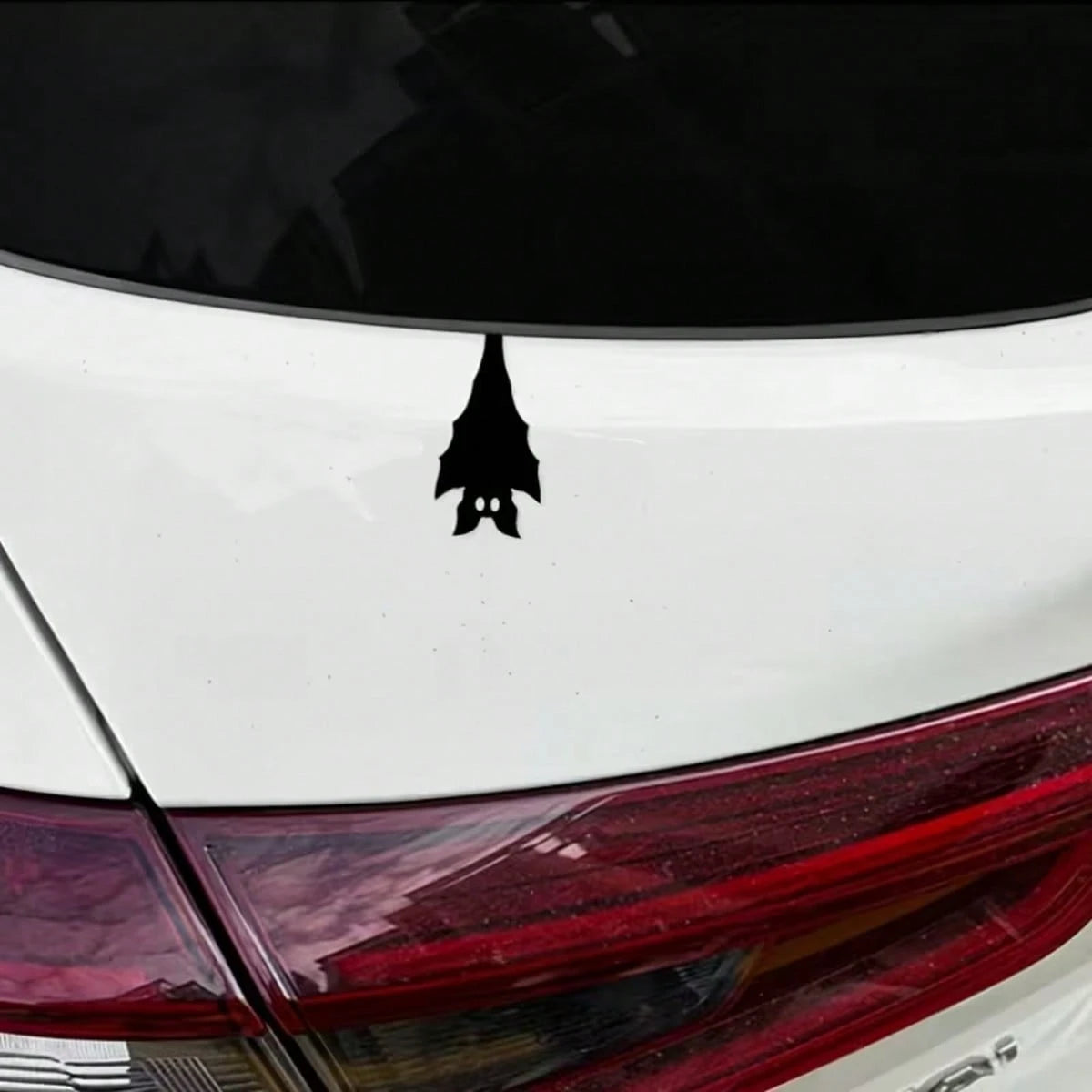 1pc Cute Bat Car Car Sticker- Waterproof Vinyl Decal For Rearview Mirror, Creative Decorative Sticker For Car, Motorcycle, Electric Car, Mobile Phone, Laptop- Easy Sticker Easter Egg Design, Car Wat