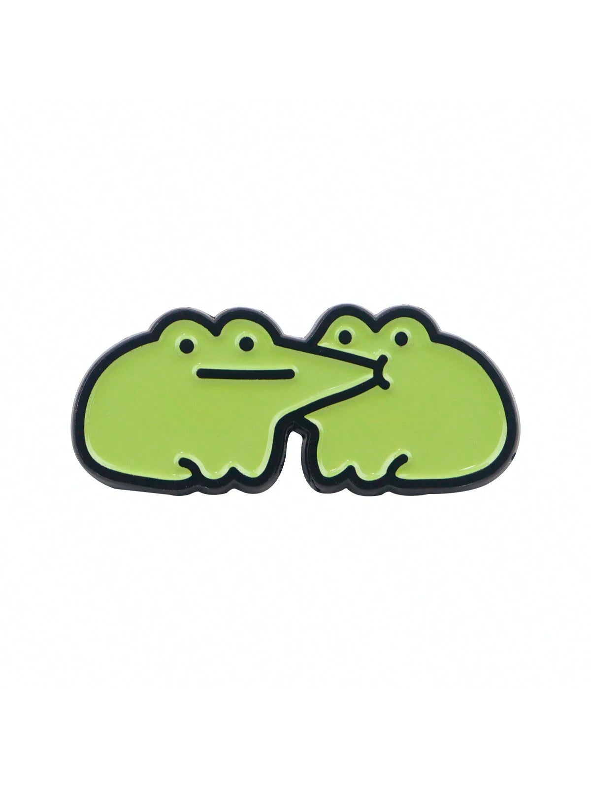 1pc Cute Frog Enamel Brooch- Lovely Badge For Backpacks And Clothes Dress Accessories Pin For Clothes Bag Charm School Office Accessories Shirts Jacket Jewelry Christmas Halloween Clothes Pin Funny T