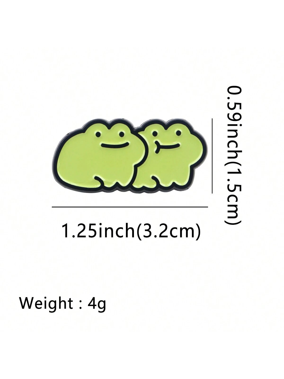 1pc Cute Frog Enamel Brooch- Lovely Badge For Backpacks And Clothes Dress Accessories Pin For Clothes Bag Charm School Office Accessories Shirts Jacket Jewelry Christmas Halloween Clothes Pin Funny T