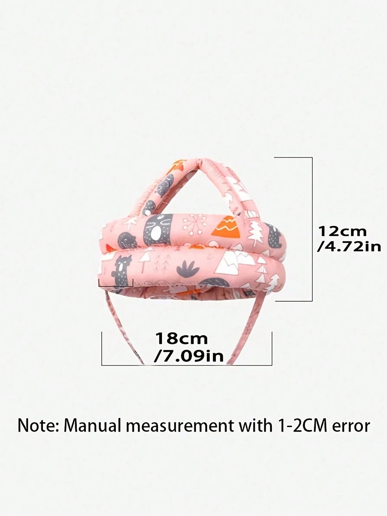 1pc Deer Horn Shaped Baby Anti-Collision Helmet, Toddler Anti-Fall Head Protection Cap, Breathable Washable All Season Essential For Baby Crawling And Walking