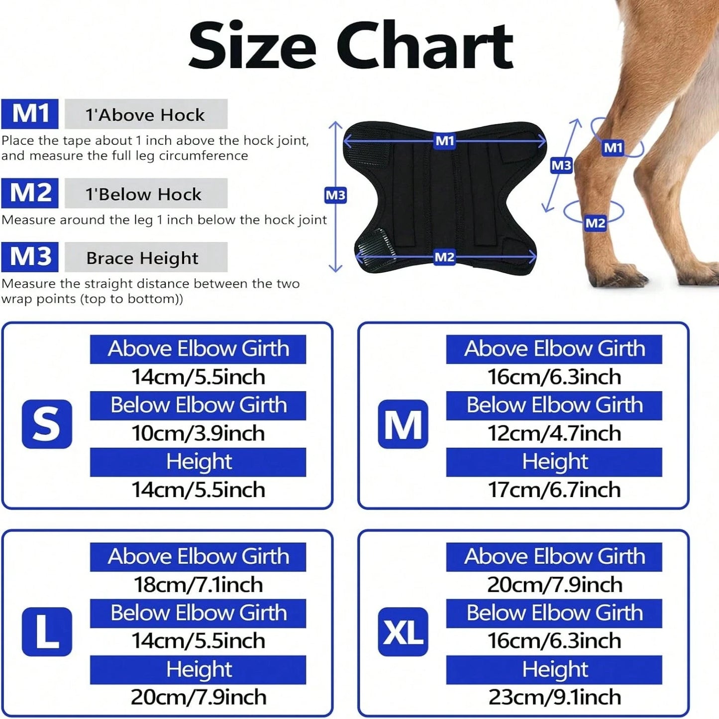 1pc Dog Leg Brace, Suitable For Limb Joint, Wound, Sprain And Arthritis Recovery Treatment