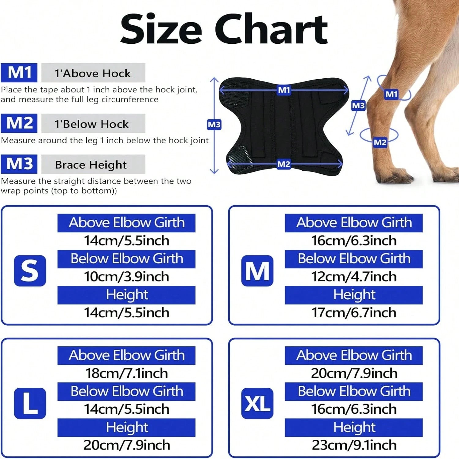 1pc Dog Leg Brace, Suitable For Limb Joint, Wound, Sprain And Arthritis Recovery Treatment
