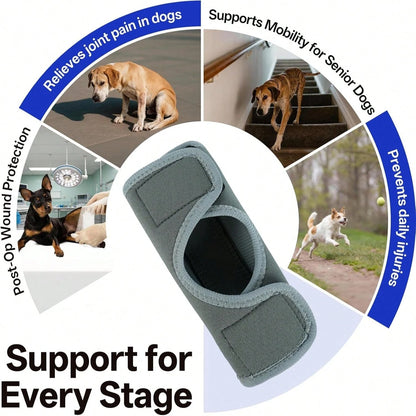 1pc Dog Leg Brace, Suitable For Limb Joint, Wound, Sprain And Arthritis Recovery Treatment