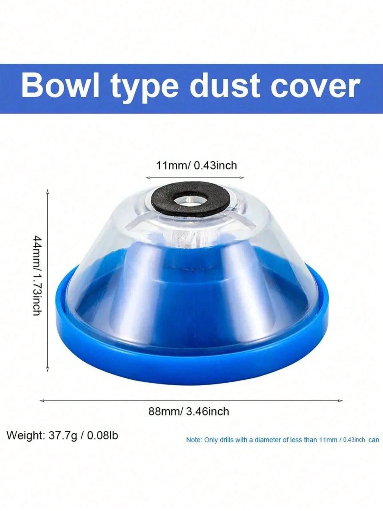 1pc Electric Drill Dust Cover, Essential Accessory, Dust Collection Bowl, Suitable For Household Electric Power Tools