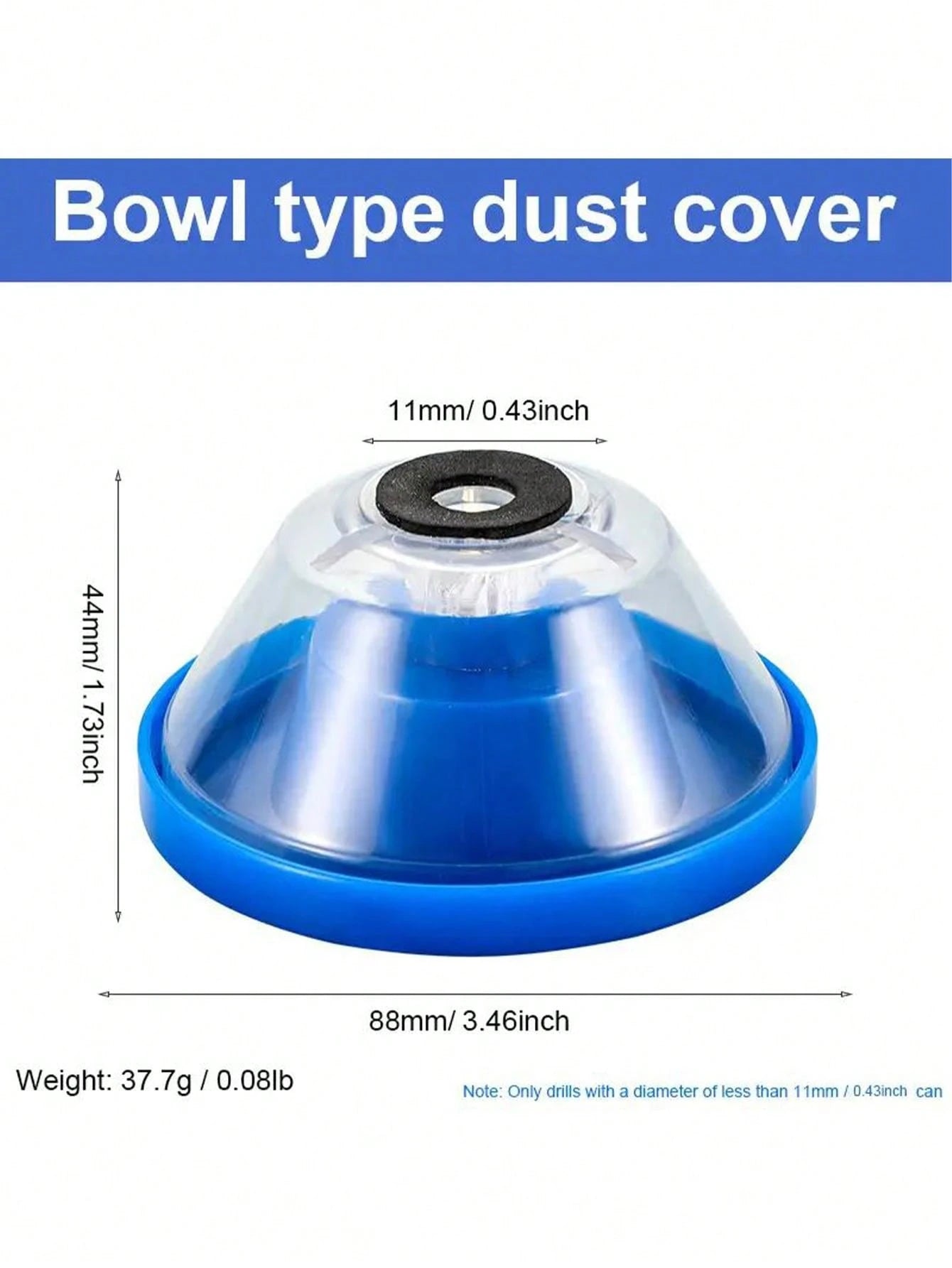 1pc Electric Drill Dust Cover, Essential Accessory, Dust Collection Bowl, Suitable For Household Electric Power Tools