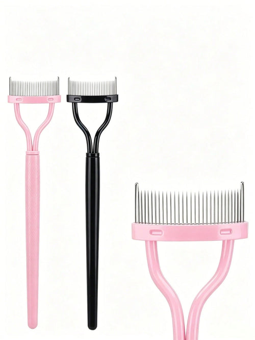 1pc Eyelash Comb,Eyelash Separator,Steel Needle Eyelash Comb,Stainless Steel Fine-Tooth Comb,Eyelash Comb For Separating And Grooming Lashes,Eyeshadow Brush,False Eyelash,Bathroom Accessories,Holiday