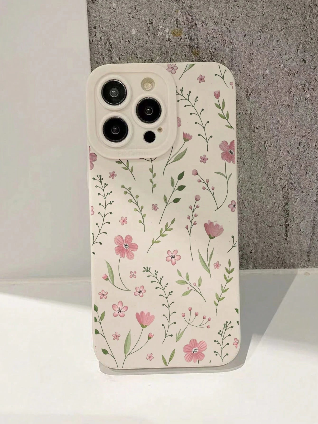1pc Fashionable Floral Pattern Shockproof Phone Case, Suitable For IPhone 16/11/16 Pro/16 Plus/16 Pro Max/16 E/15 Pro Max/13/14/12/XS/XR/7G/8P, Galaxy S25/S25 Plus/S25 Ultra/A16/A36/A26/A56/A50/A12/A3