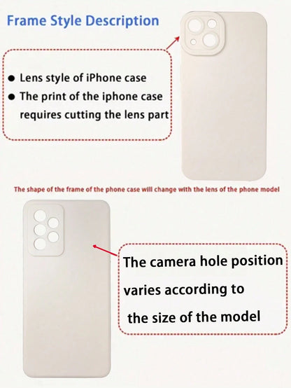 1pc Fashionable Floral Pattern Shockproof Phone Case, Suitable For IPhone 16/11/16 Pro/16 Plus/16 Pro Max/16 E/15 Pro Max/13/14/12/XS/XR/7G/8P, Galaxy S25/S25 Plus/S25 Ultra/A16/A36/A26/A56/A50/A12/A3
