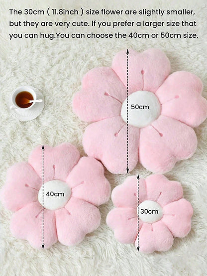 1pc Floral Decorative Pillow, Daisy Shaped Cushion For Bed, Sofa, Bedroom Decor, Home Decor, Lovely Gift For Family And Friends, Spring