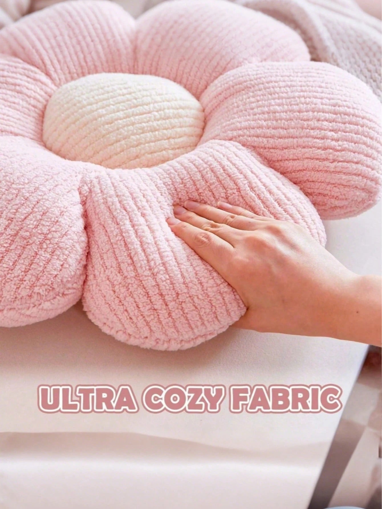 1pc Flower Shaped Throw Pillow, Decorative Cushion For Bed And Sofa, Daisy Design Home Decor Pillow, Bedroom Decoration, Room Decor, Daily Party, Spring/Summer Pillow, Outdoor Garden Summer Cushion