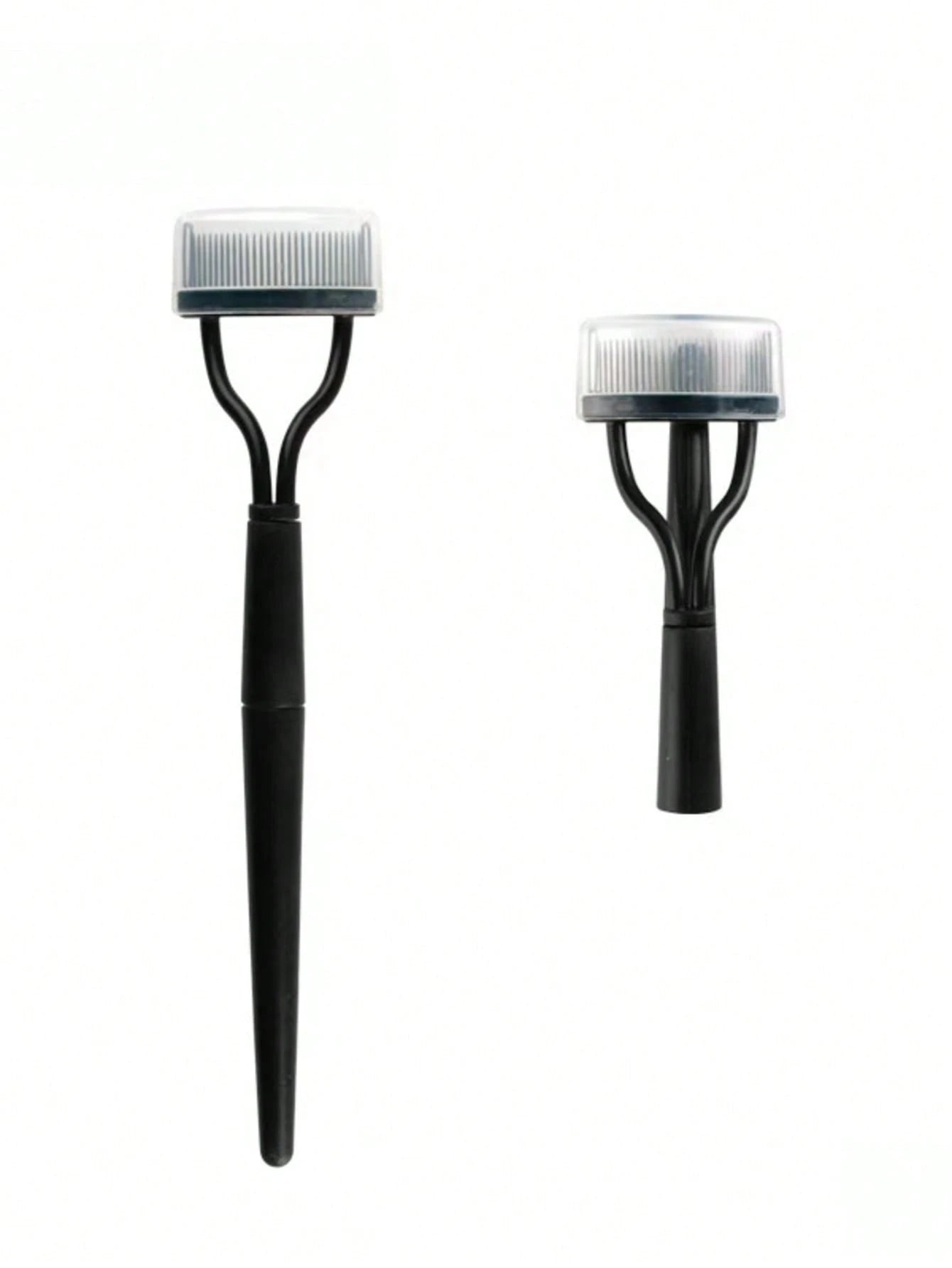 1pc Foldable Black Eyelash Comb, Stainless Steel Dense Tooth Eyelash Brush, Portable Eyelash Curling Assistant Tool, Eye Makeup Tool, False Eyelash Grooming Tool