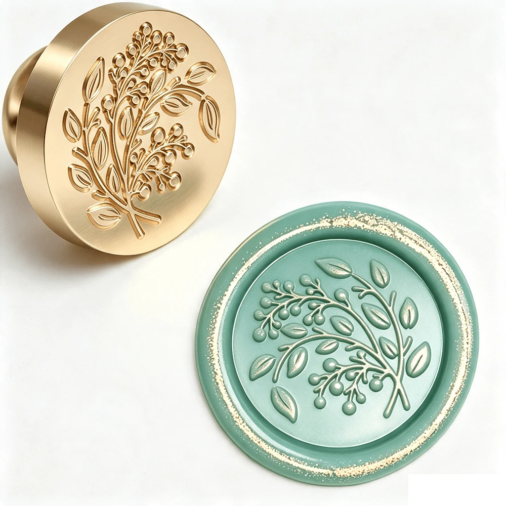 1pc Handle-Free English Blessing "Blessing/Happiness/Thank You/Happy Birthday/Love" Pattern Wax Seal Stamp- Wedding Invitation Wax Seal- Gift Packaging Wax Seal