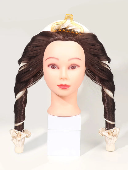 1PC Heatless Curling Rod Headband, Heatless Hair Curler No Heat Curls Ribbon With Hair Clips And Scrunchies Sleeping Curls Silk Ribbon Hair Rollers.(Apricot), Hair Rollers, Heatless Curls, Hair Curler