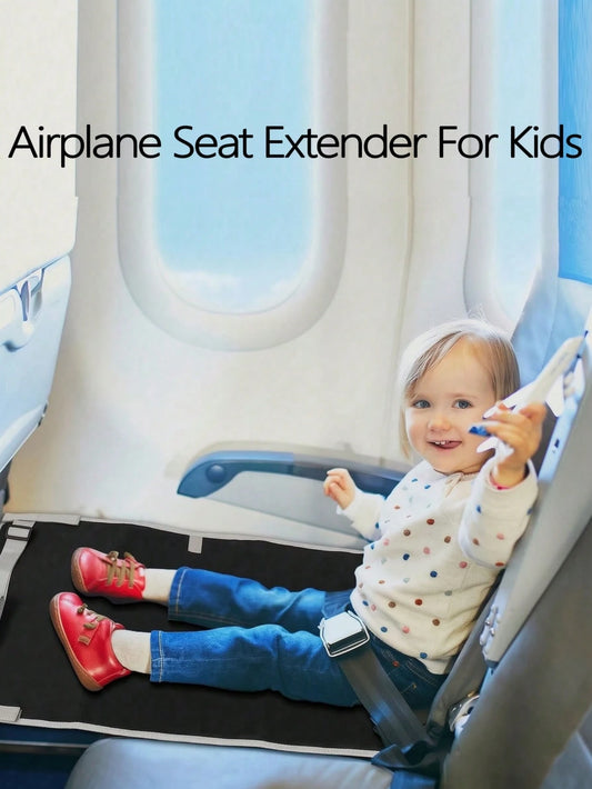 1pc Kids Airplane Travel Seat Extender Pad, Airplane Travel Hammock Travel Bed Seat Extender