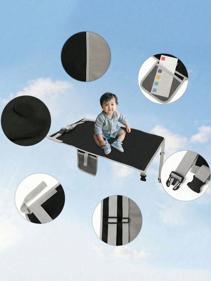 1pc Kids Airplane Travel Seat Extender Pad, Airplane Travel Hammock Travel Bed Seat Extender