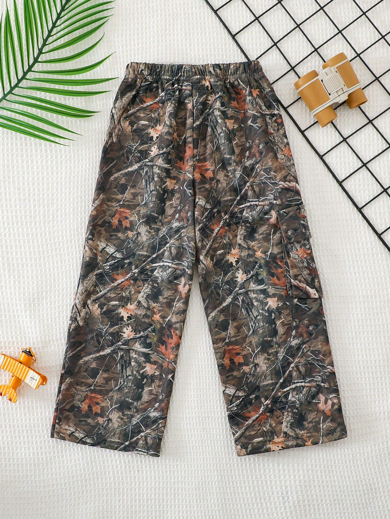 1pc Kids Young Boy Casual Sports Cute Daily Comfortable Street Style Versatile Print Straight Leg Knit Pants, Suitable For Spring, Summer, Autumn, Winter, Back To School, Fall