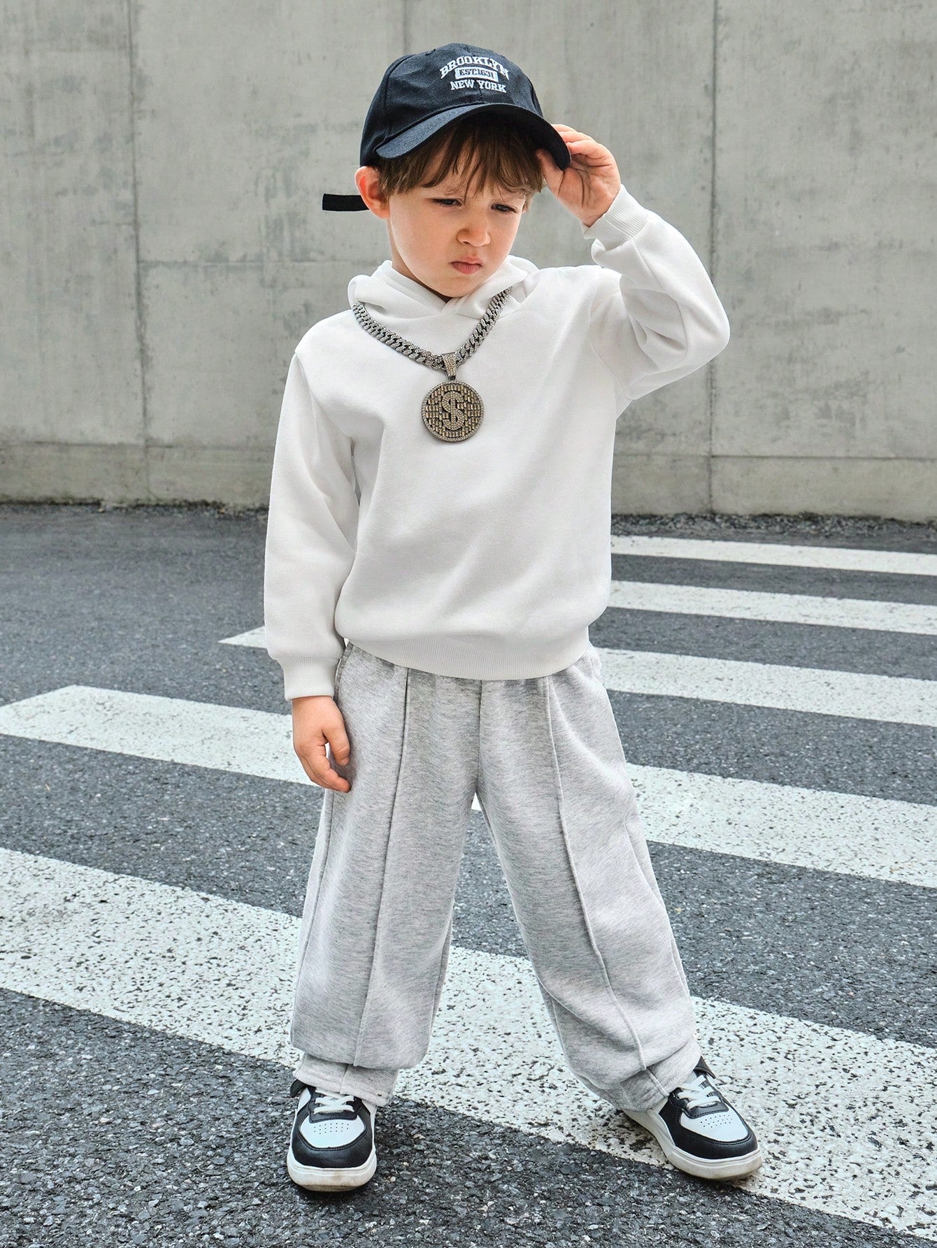 1pc Kids Young Boy Casual Sports Cute Daily Comfortable Street Style Versatile Print Straight Leg Knit Pants, Suitable For Spring, Summer, Autumn, Winter, Back To School, Fall