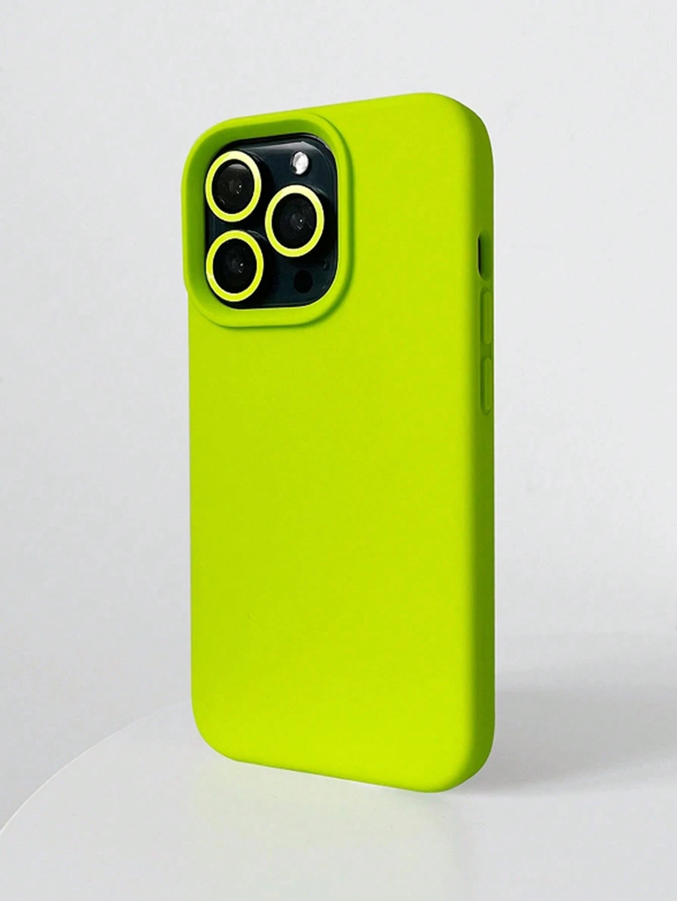 1pc Luxury Fluorescent Liquid Silicone Phone Case, Compatible With IPhone 17 Air 16 15 14 13 12 11 Pro Max Plus| Liquid Silicone| Ultra-Thin Shockproof Protective Case| Phone