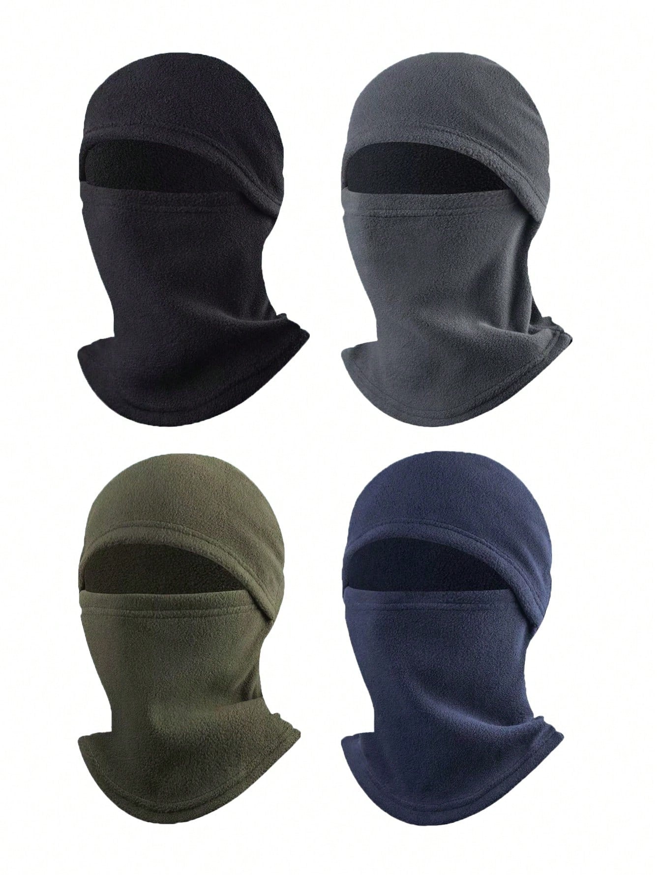 1pc Men's Windproof Face Mask Neck Warmer Ear Protector Hat, Suitable For Winter Cycling