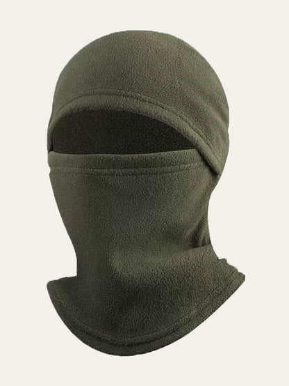 1pc Men's Windproof Face Mask Neck Warmer Ear Protector Hat, Suitable For Winter Cycling