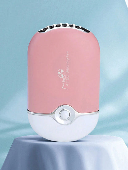 1pc Mini Handheld Fan, Compact & Portable, Suitable For Eyelash Extension Drying/Styling, Unisex, Ideal For Indoor/Outdoor, Travel/Home/Office Use
