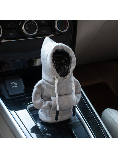 1pc New Gear Stick Shift Cover, Sweat-Absorbing, Anti-Slip, Gear Lever Clothing Protector, Car Accessories
