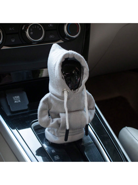 1pc New Gear Stick Shift Cover, Sweat-Absorbing, Anti-Slip, Gear Lever Clothing Protector, Car Accessories