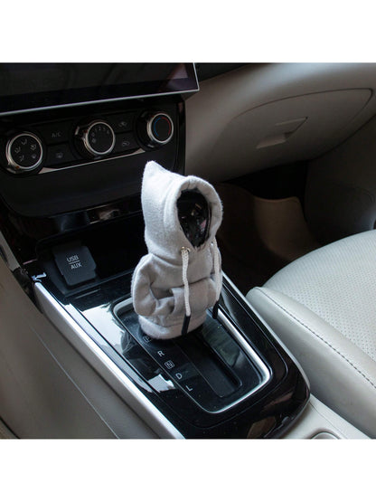 1pc New Gear Stick Shift Cover, Sweat-Absorbing, Anti-Slip, Gear Lever Clothing Protector, Car Accessories
