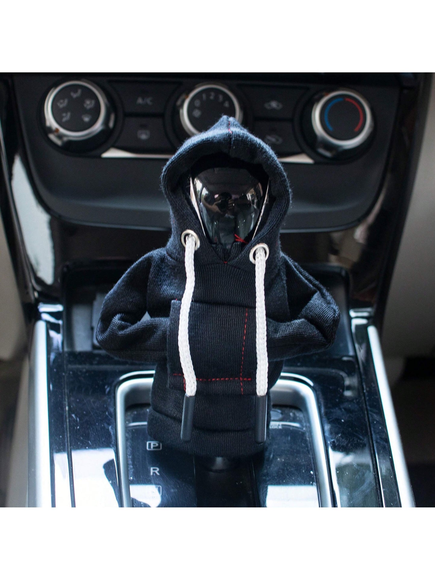 1pc New Gear Stick Shift Cover, Sweat-Absorbing, Anti-Slip, Gear Lever Clothing Protector, Car Accessories