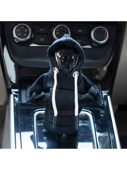 1pc New Gear Stick Shift Cover, Sweat-Absorbing, Anti-Slip, Gear Lever Clothing Protector, Car Accessories