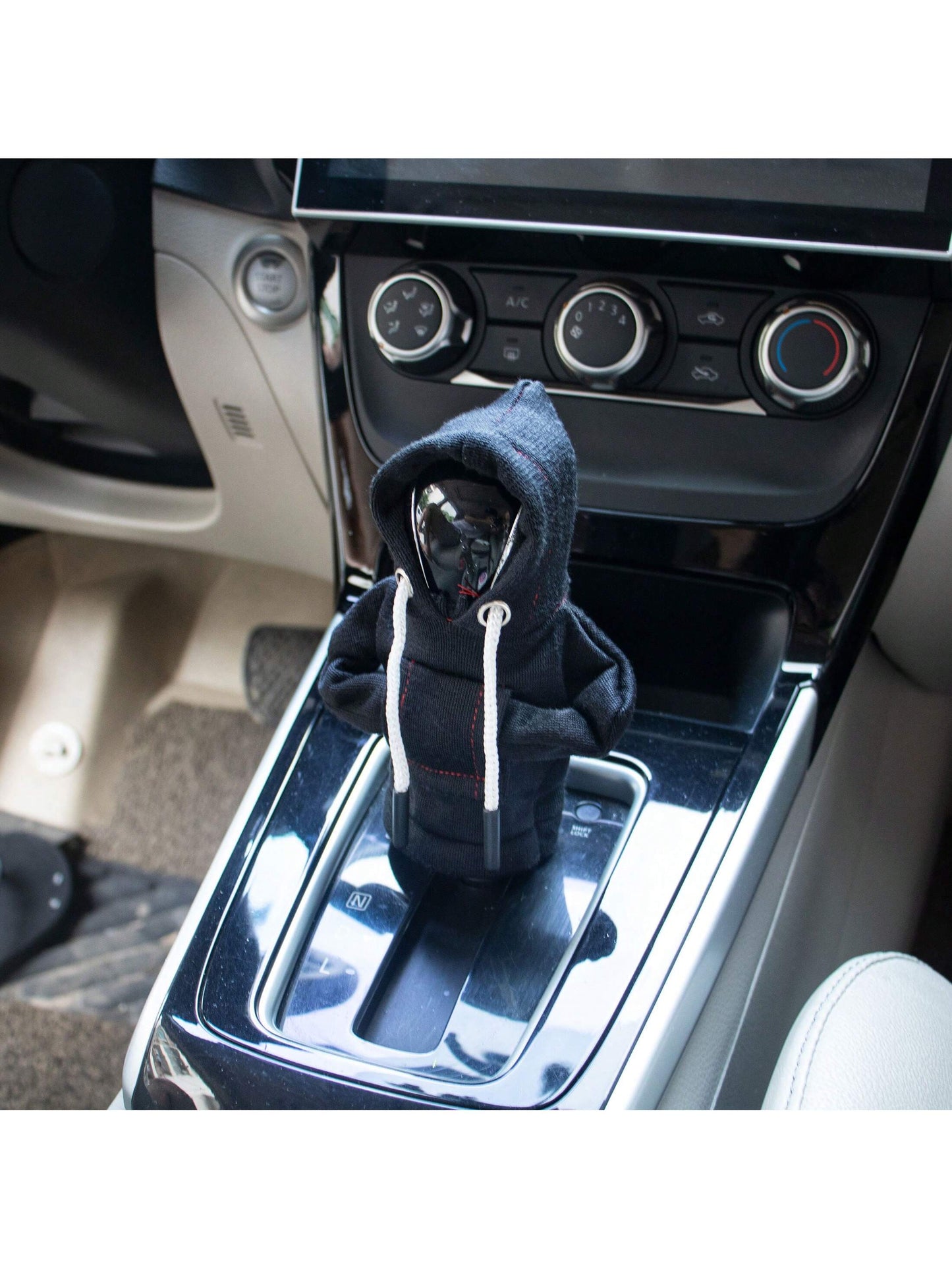 1pc New Gear Stick Shift Cover, Sweat-Absorbing, Anti-Slip, Gear Lever Clothing Protector, Car Accessories