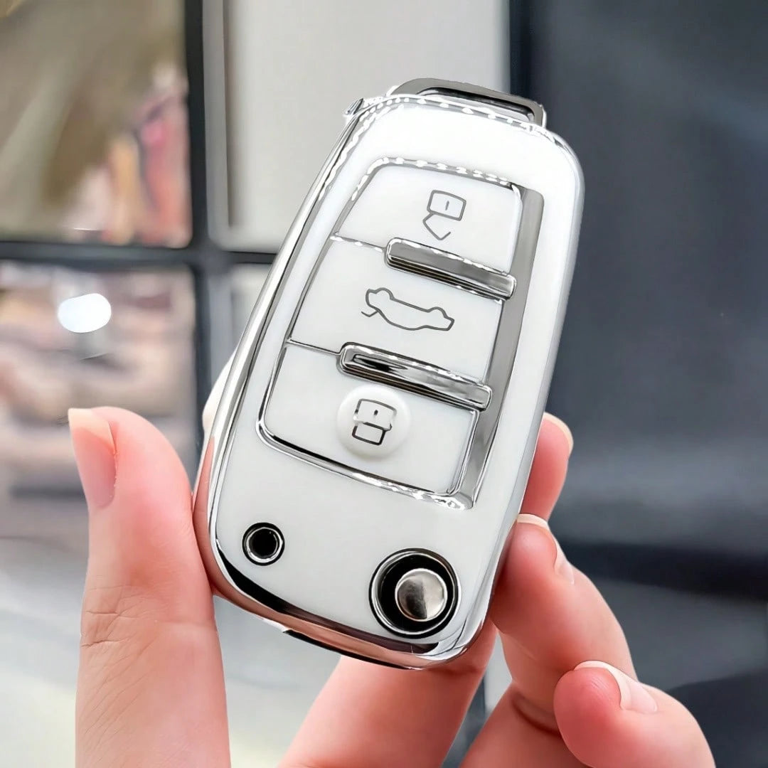 1pc New TPU Cover Shell For Audi For A3 For A6 For C5 For C6 For Q3 For Q2 For Q7 For TT For TTS For R8 For S3 For S6 For RS3 For RS6 For A4 Protector Accessories