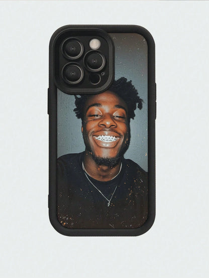 1pc Personalized Custom Name Black Phone Case Compatible With 16 Pro Max/17 Pro Max/17 Air/17/16 Plus, S26 Ultra/S26/S25 Ultra/S25 Plus/S25/A56/A55/A07/A17, And Other Models, Personalized Gift