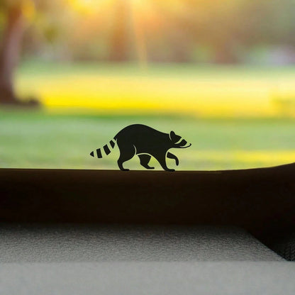 1pc Plastic Raccoon Sticker- Small Easter Egg Car Truck Sticker, Car Decal, Truck, SUV, Windshield Sticker, Rearview Mirror Sticker, Car Sticker, Egg, Indoor Outdoor Sticker