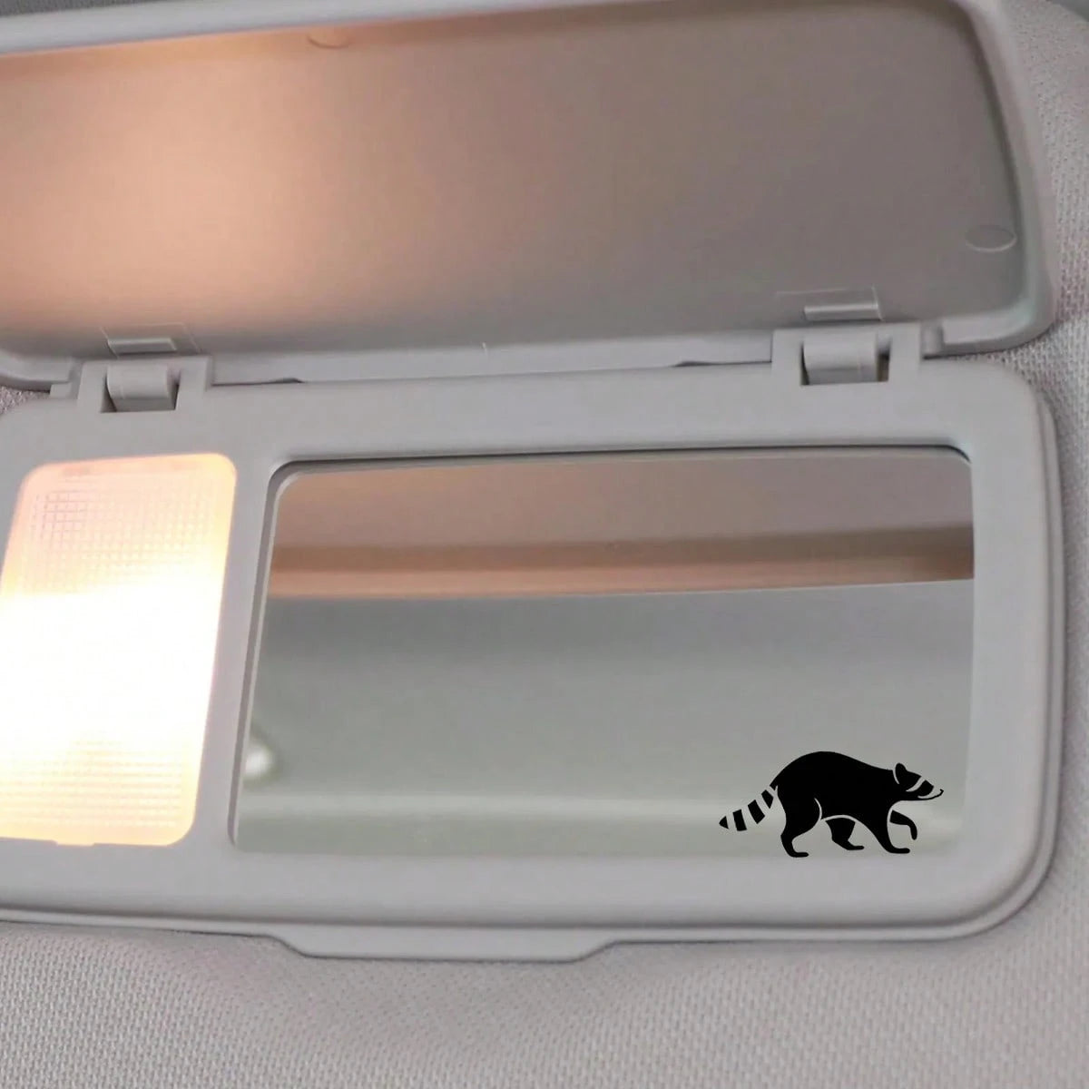 1pc Plastic Raccoon Sticker- Small Easter Egg Car Truck Sticker, Car Decal, Truck, SUV, Windshield Sticker, Rearview Mirror Sticker, Car Sticker, Egg, Indoor Outdoor Sticker
