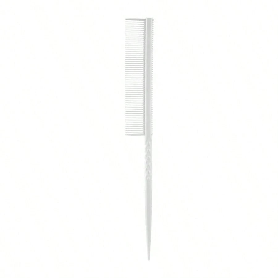 1pc Pointed Tail Aluminum Hair Comb, Salon Perming & Dyeing Sectioning Comb, Pointed Tail Hair Comb, Aluminum Hair Comb, Fine Tooth Comb, Anti-Static & Heat Resistant, Professional Barber Comb