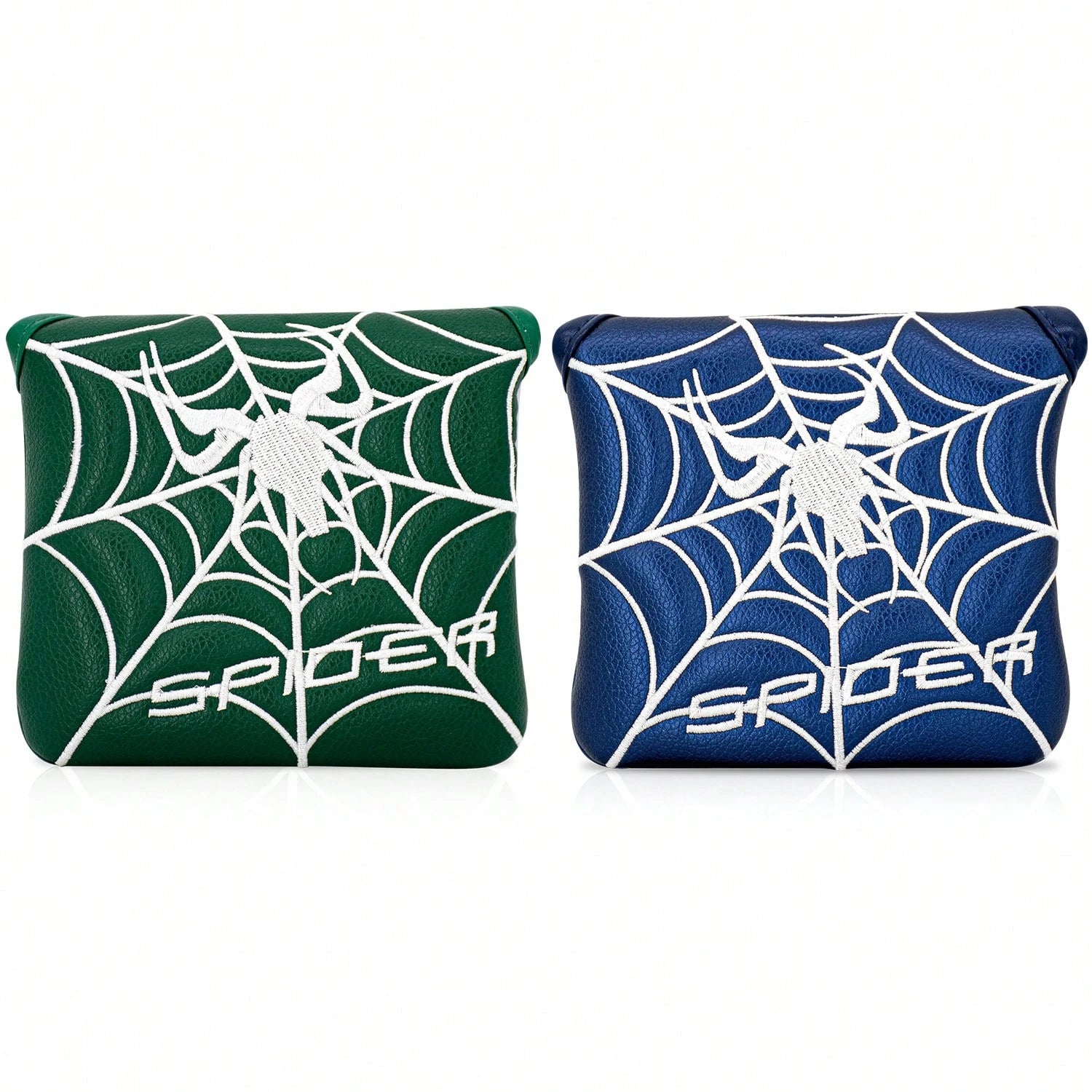 1pc PU Leather Spider Design Golf Club & Putter Head Covers- Premium Gift Set For Golf Enthusiasts & Friends
