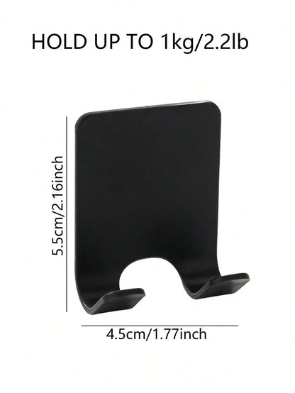 1pc Punch-Free Plastic Shaver Hook, Multifunctional Adhesive Wall Hanger For Clothes, Bags, Power Cords, Etc. In Bathroom Home Bathroom Decor Fall Decor Back To School