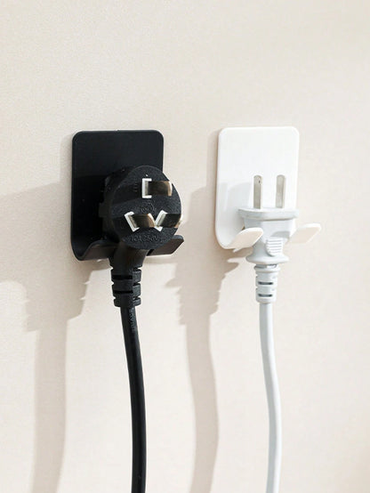1pc Punch-Free Plastic Shaver Hook, Multifunctional Adhesive Wall Hanger For Clothes, Bags, Power Cords, Etc. In Bathroom Home Bathroom Decor Fall Decor Back To School