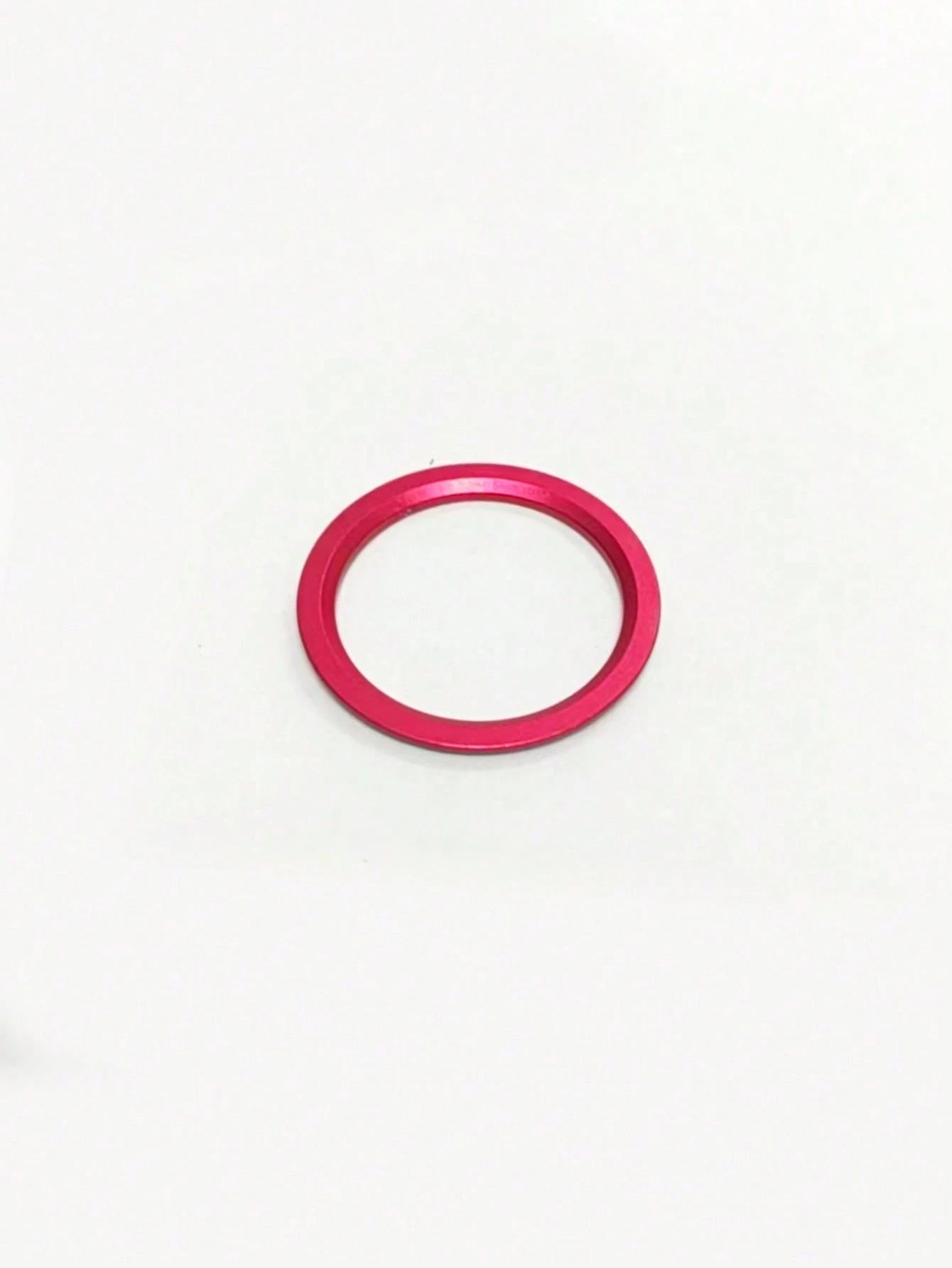 1pc Red Car Start Decoration Ring, Suitable For Audi A4L A5 A6L A7 Q5 Q7 One-Key Start Decoration Ring Ignition Switch Button Decal