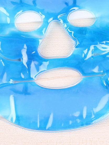 1pc Reusable Cooling Face Mask, Soothing Gel Face Mask, Relieves Fatigue, Aids Sleep, Suitable For Daily Use, Gel Ice Pack Eye Mask, Cooling Ice Pack Eye Mask/Face Mask