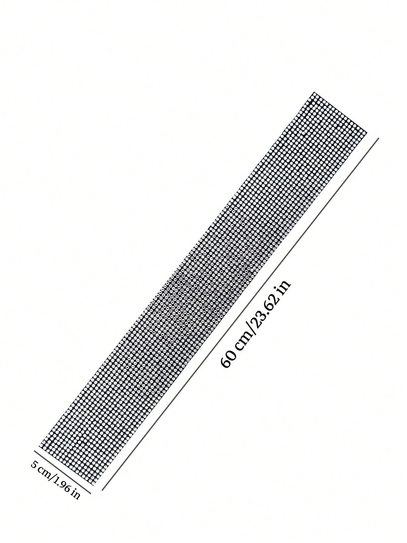 1pc Rhinestone Decorated Car Door Sill Protector