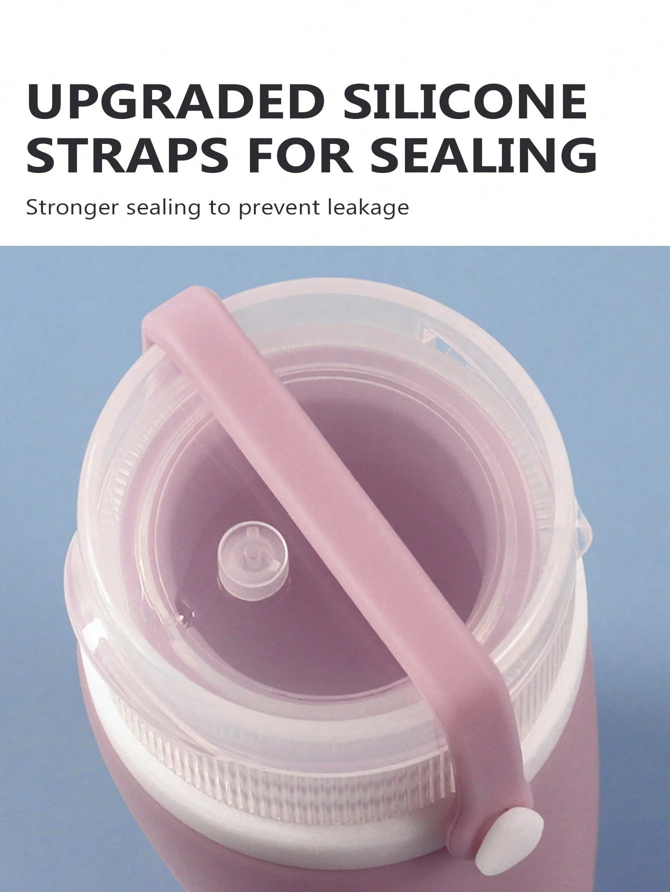 1pc Silicone Travel Bottle Set For Shampoo, Cosmetics And Lotion Dispensing With Anti-Leak Design, 30ml/60ml/90ml