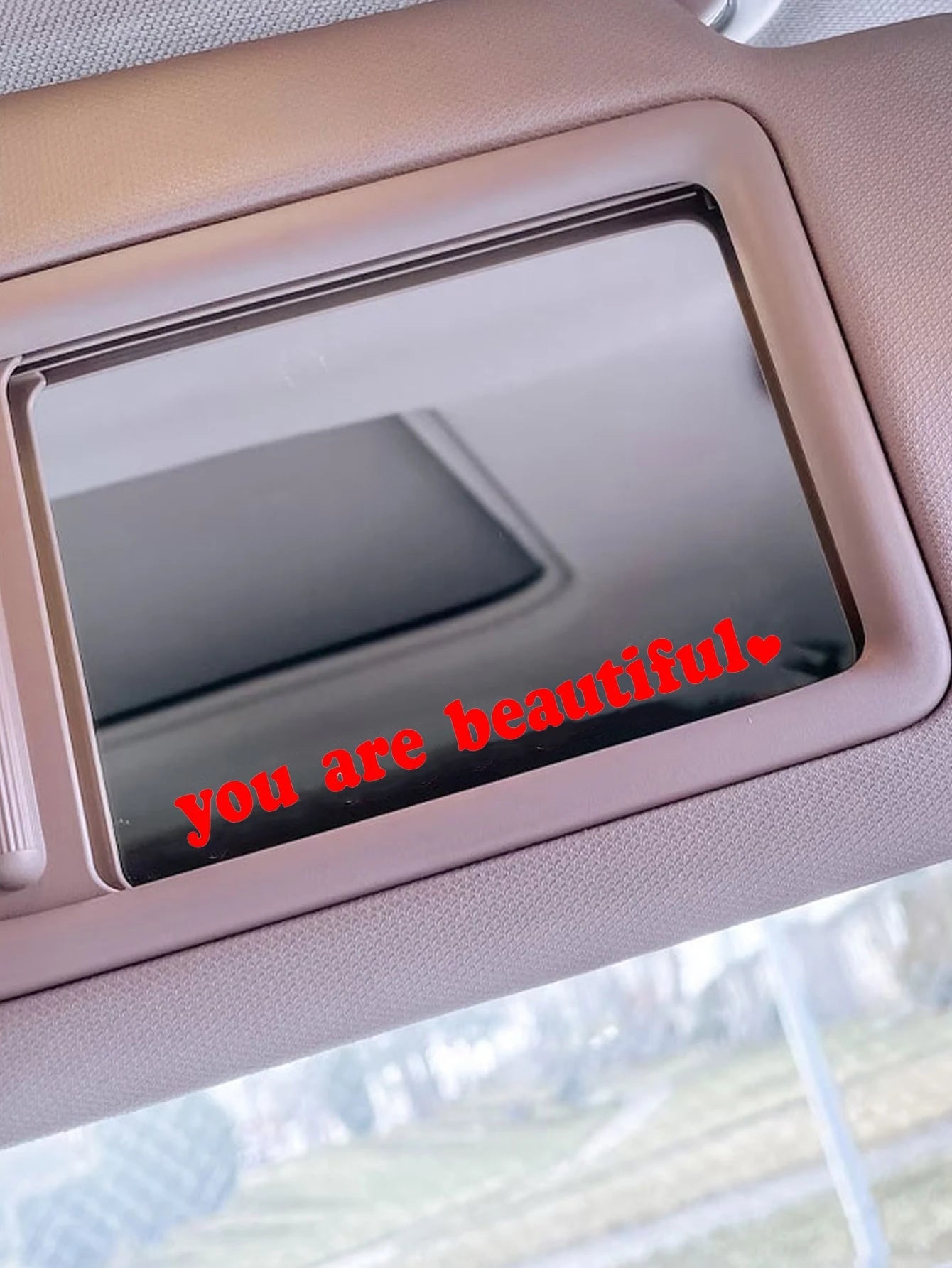 1pc Slogan Graphic PVC Car Sticker