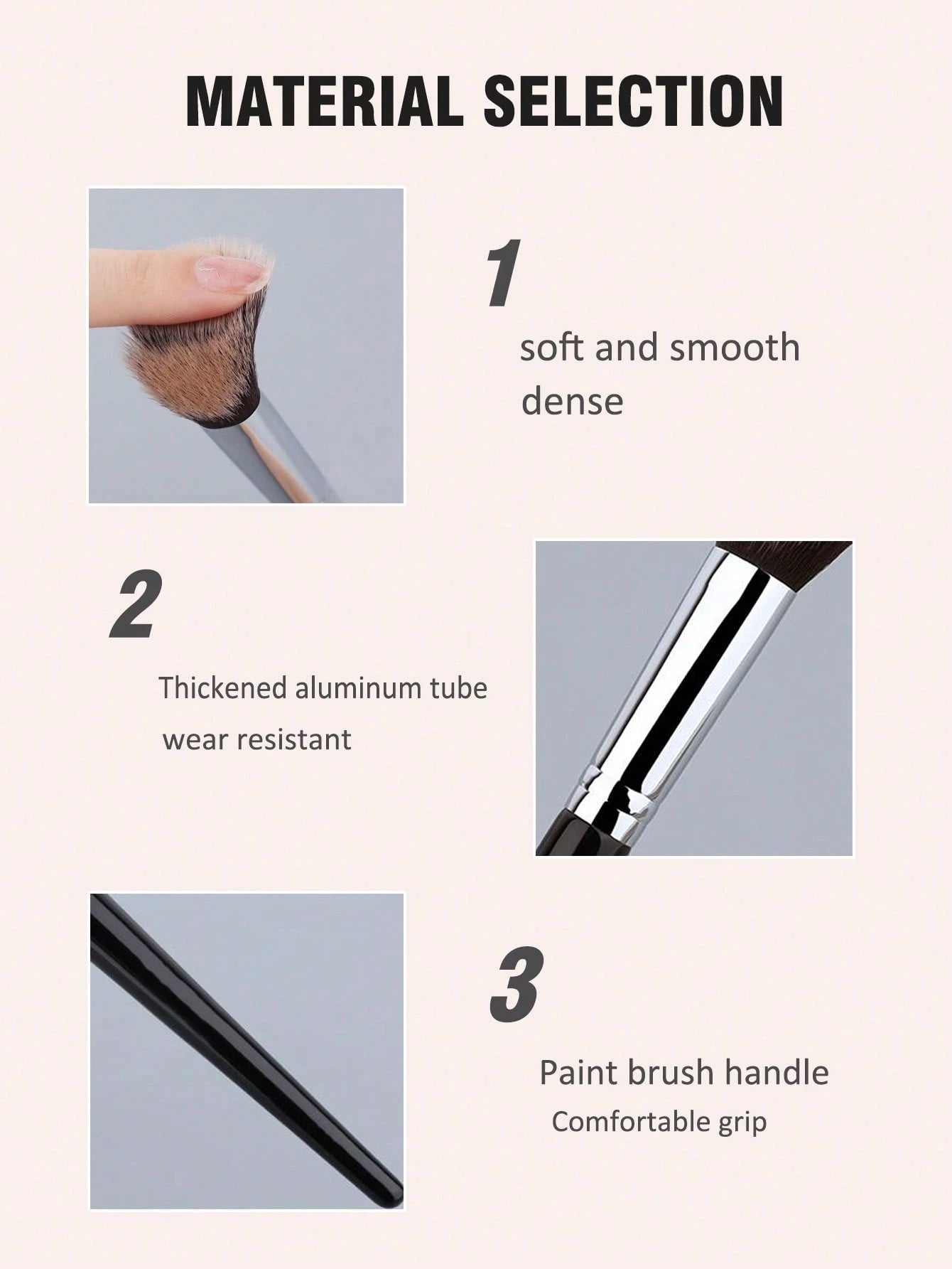 1pc Soft And Delicate Blush Brush Suitable For Makeup Beginners,Foundation Brush,Concealer Brush,Blush Brush,Contour Brush,Blush Brush,Bronzer Brush,Powder Brush,Foundation Brush,Blush Brush,Giveaways
