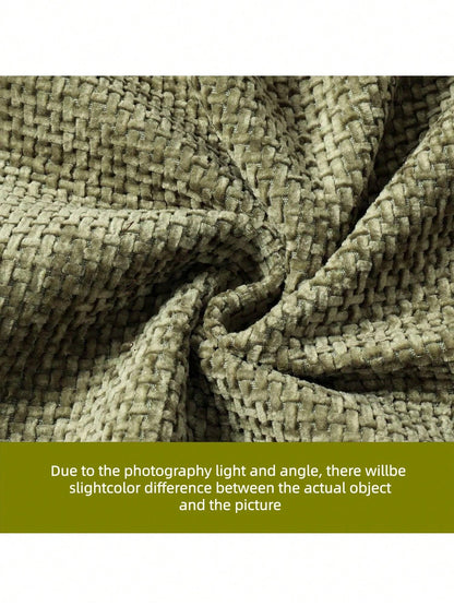 1pc Soft Chenille Decorative Cushion Cover,Luxury Woven Texture Pillow Case For Bed,Living Room Sofa Throw Pillow