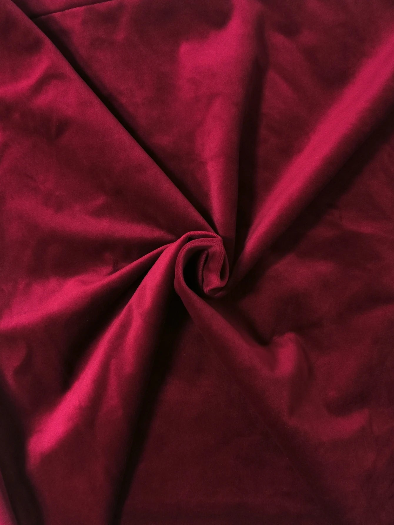 1pc Solid Color Pillow Cover (Pillow Insert Not Included), Burgundy Minimalist Cushion Cover, Suitable For Home Bedroom Bedding, Living Room Sofa Decor