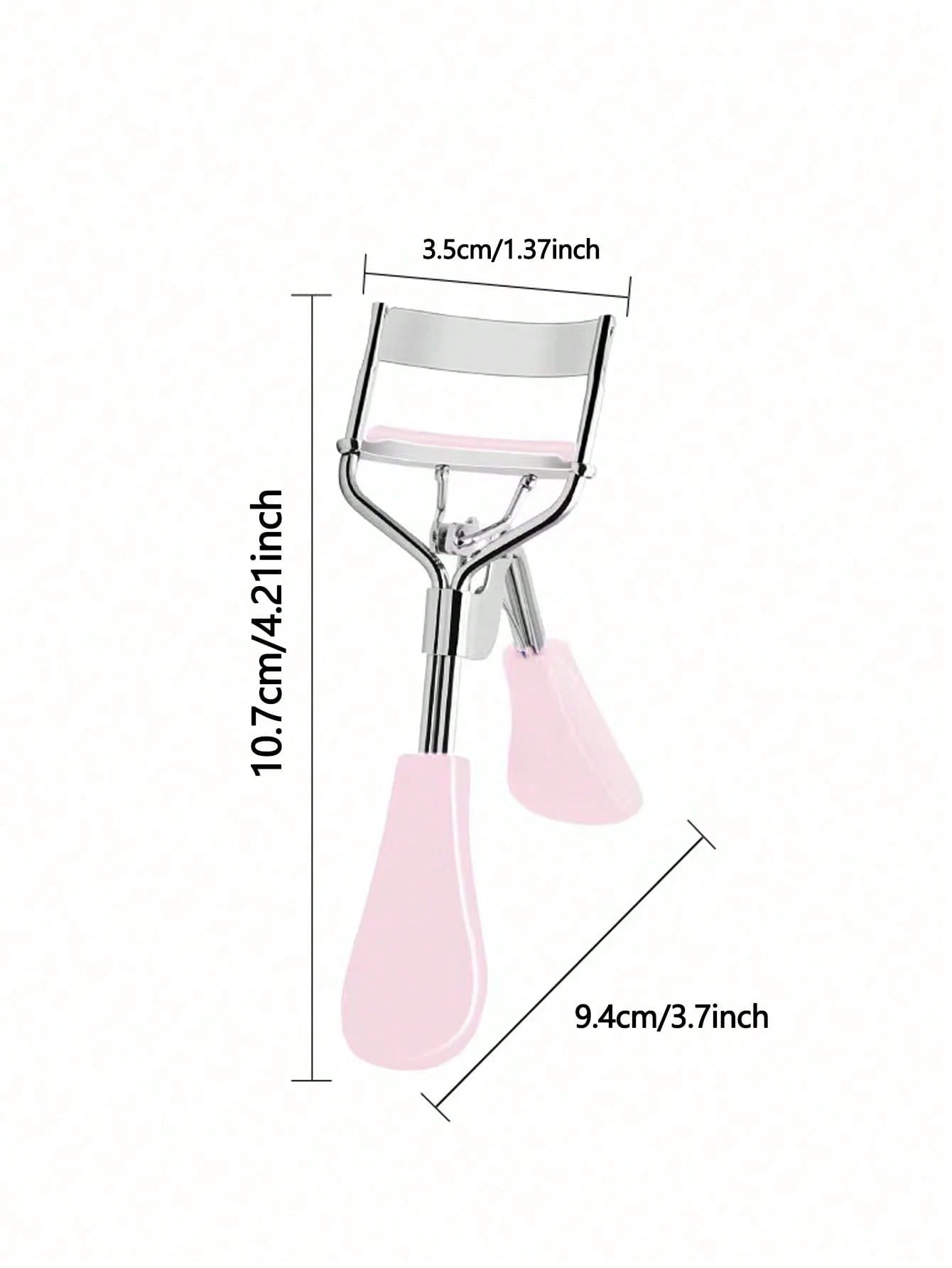 1pc Stainless Steel Eyelash Curler, Makeup Eyelash Curler, False Eyelash Applicator, Makeup Broad Angle Beauty Tool, Soft Texture Won't Pinch Lashes, Long-Lasting Shaping, Comfortable To Use