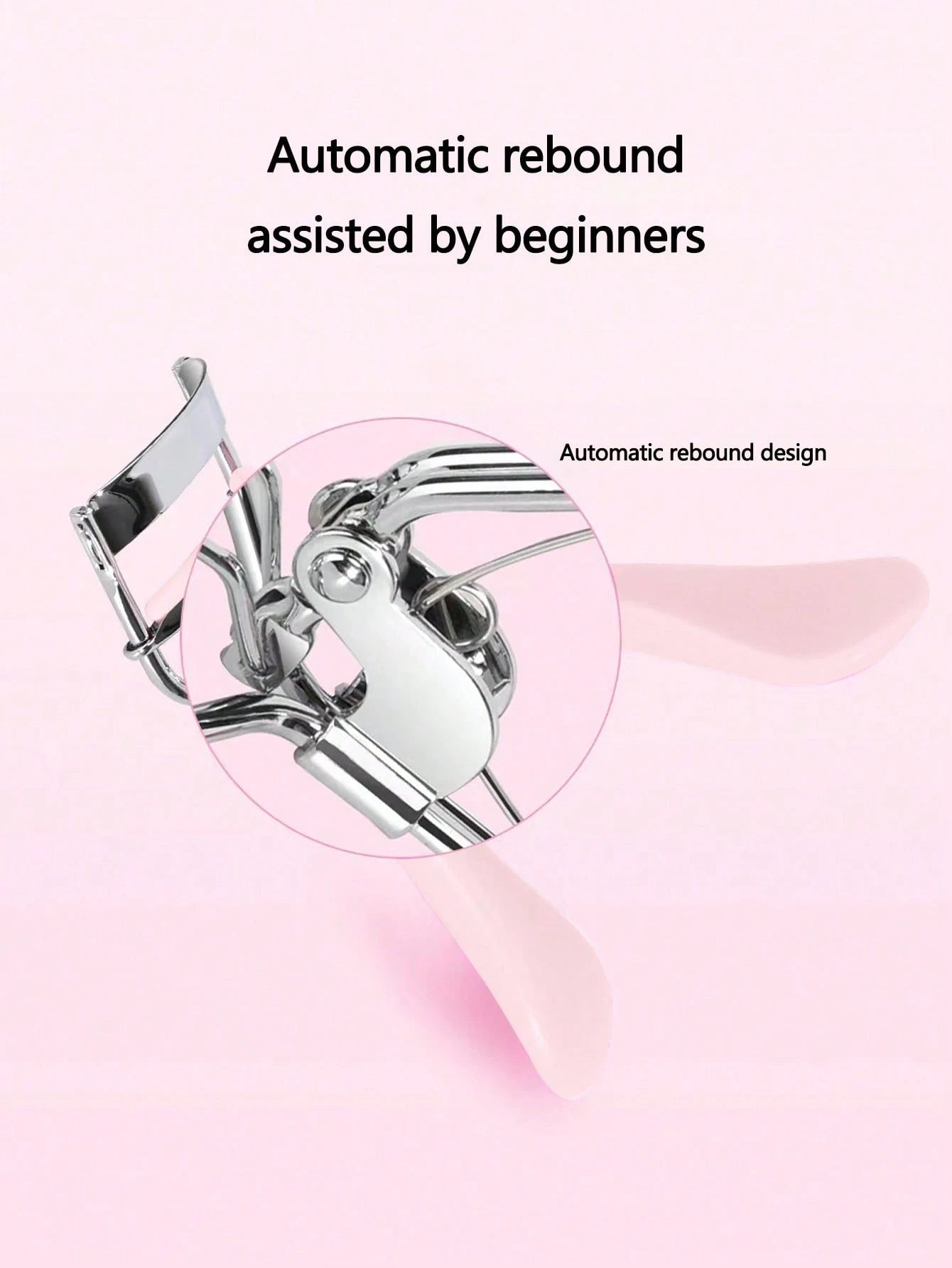1pc Stainless Steel Eyelash Curler, Makeup Eyelash Curler, False Eyelash Applicator, Makeup Broad Angle Beauty Tool, Soft Texture Won't Pinch Lashes, Long-Lasting Shaping, Comfortable To Use